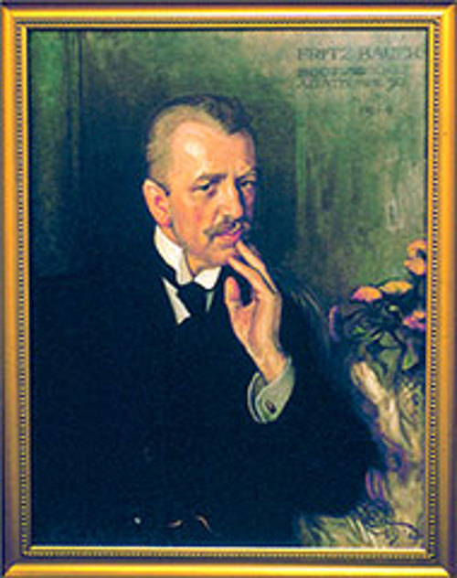 Målning av Carl Larsson föreställande Fritz Bauer.